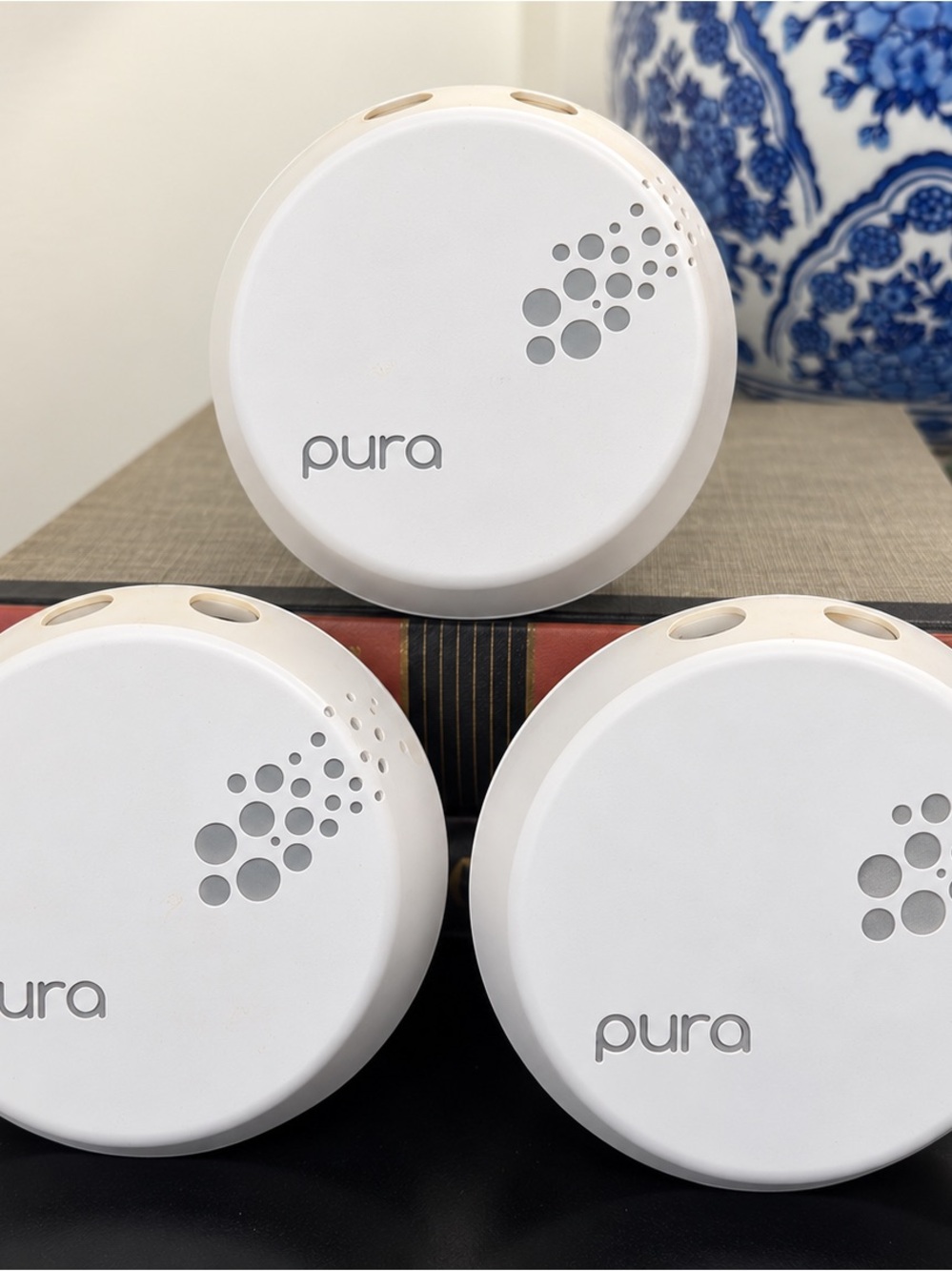 Pura Home v3 Smart Fragrance Diffuser Lot of 3 WiFi Plug-In White